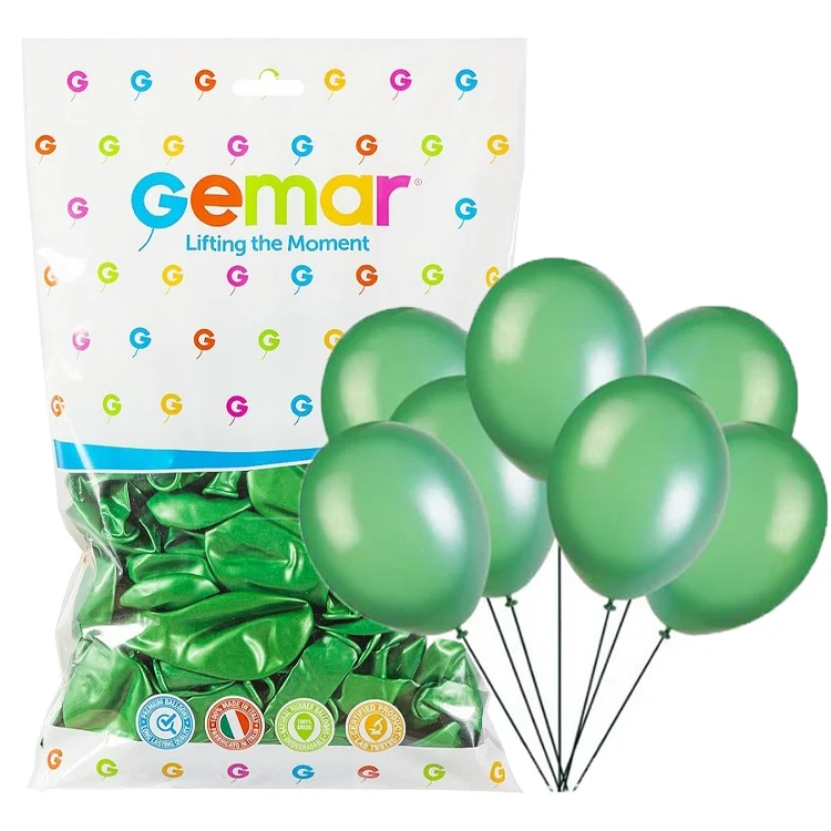 Erbay Gemar Gm110 Metalik Balon İthal 100lü_ Yeşil-37