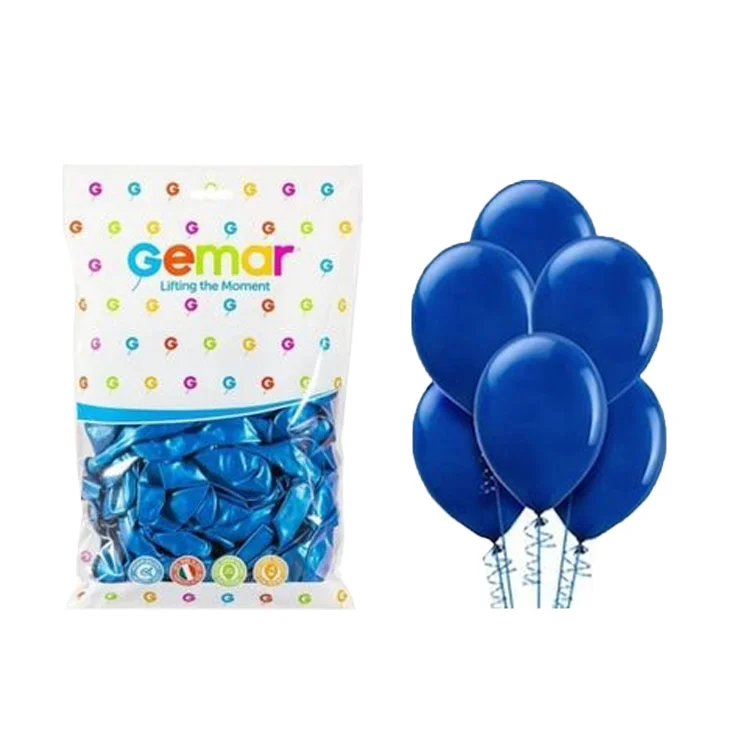 Erbay Gemar Gm110 Metalik Balon İthal 100lü_blue (mavi)-54