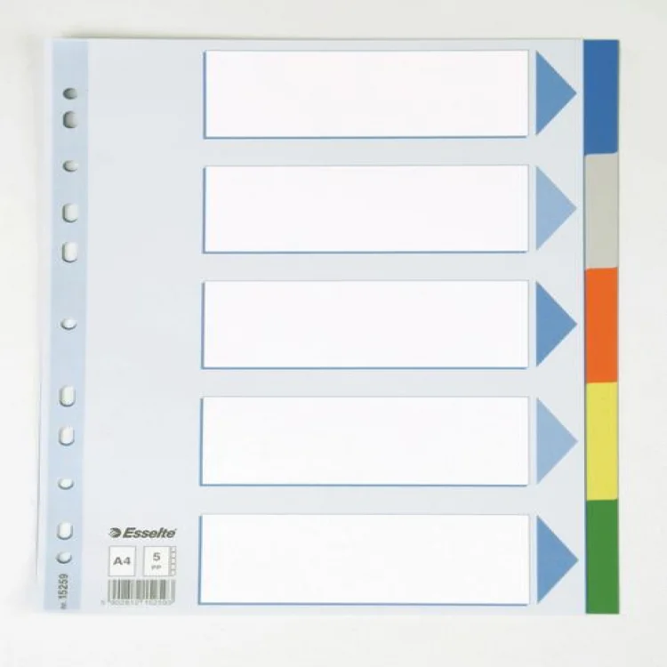 Esselte 15259 Seperatör 5 Renk