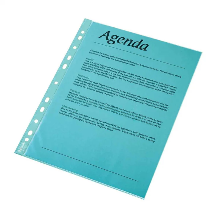 Esselte Slt-4720 Poşet Dosya Kırmı-mavi-sarı 10lu