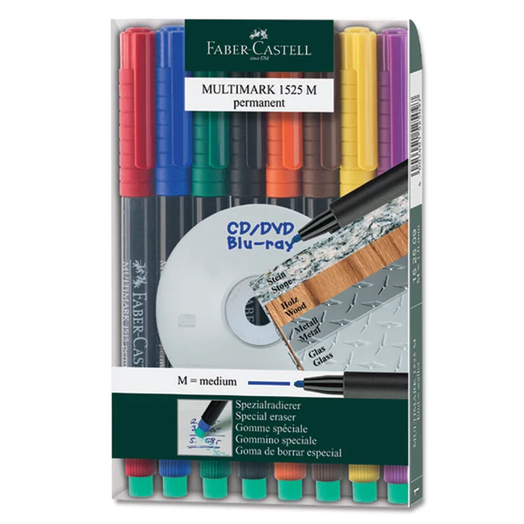 Faber Castell Asetat Kalem (m) 8li Takım 152509