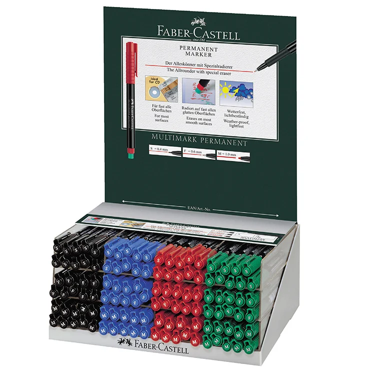 Faber Castell Asetat Kalemi Mutlimark Stand 120li 2021 - 5010151350000