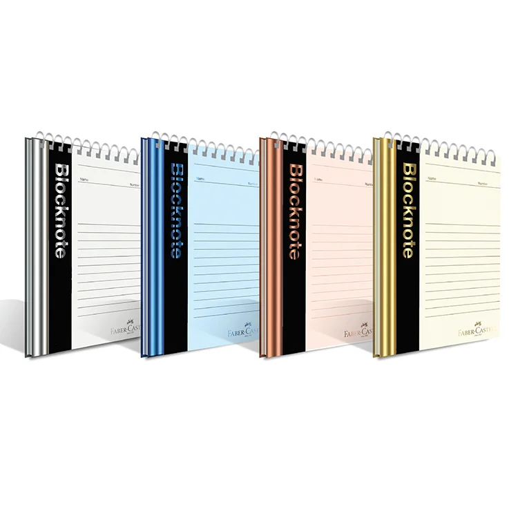 Faber Castell Bloknot A4 Metalik Renk 80 Yaprak Kareli 5075000417000 Kmpy