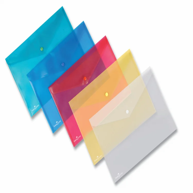 Faber Castell Çıtçıtlı Dosya Şeffaf 5075394000000