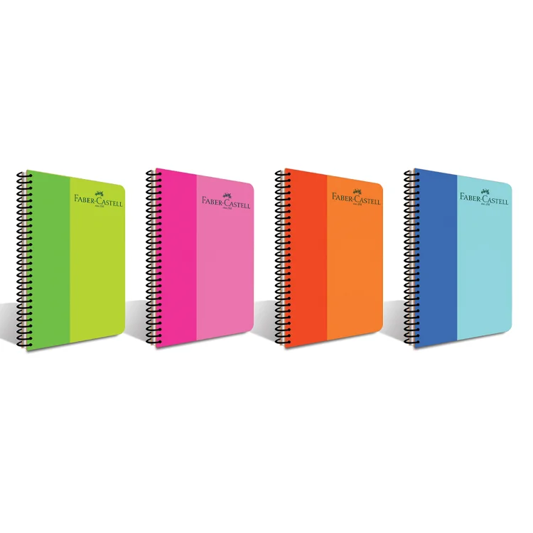 Faber Castell Defter Bicolor Spiralli Pp Kapak 160 Yaprak Çizgili 5075000139000