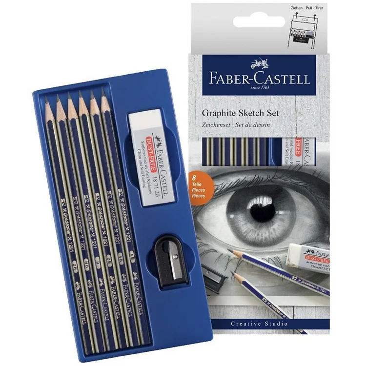 Faber Castell Dereceli Kurşun Kalem Goldfaber Çizim Seti 5165000000000