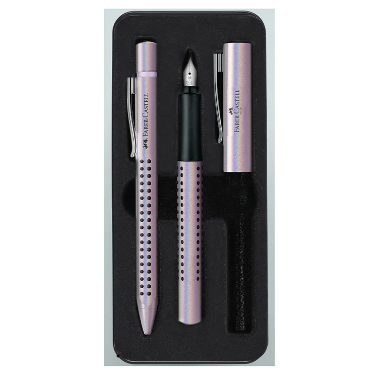 Faber Castell Dolma+tükenmez Kalem Seti Grip Edition Glam 0.7 Mm İnci 5178201533000