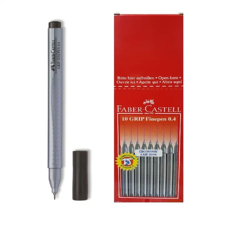 Faber Castell Finepen Kalem Grip 0.4 Mm Siyah 5020151699000