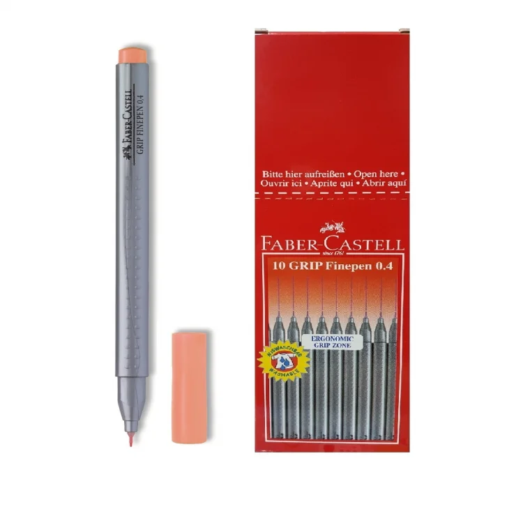 Faber Castell Finepen Kalem Grip 0.4 Mm Ten Rengi 5020151629000