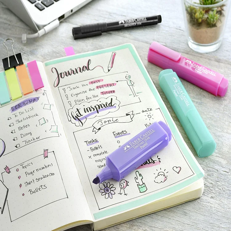 Faber Castell Fosforlu Kalem 1546 Pastel 8li Paket 5030154681