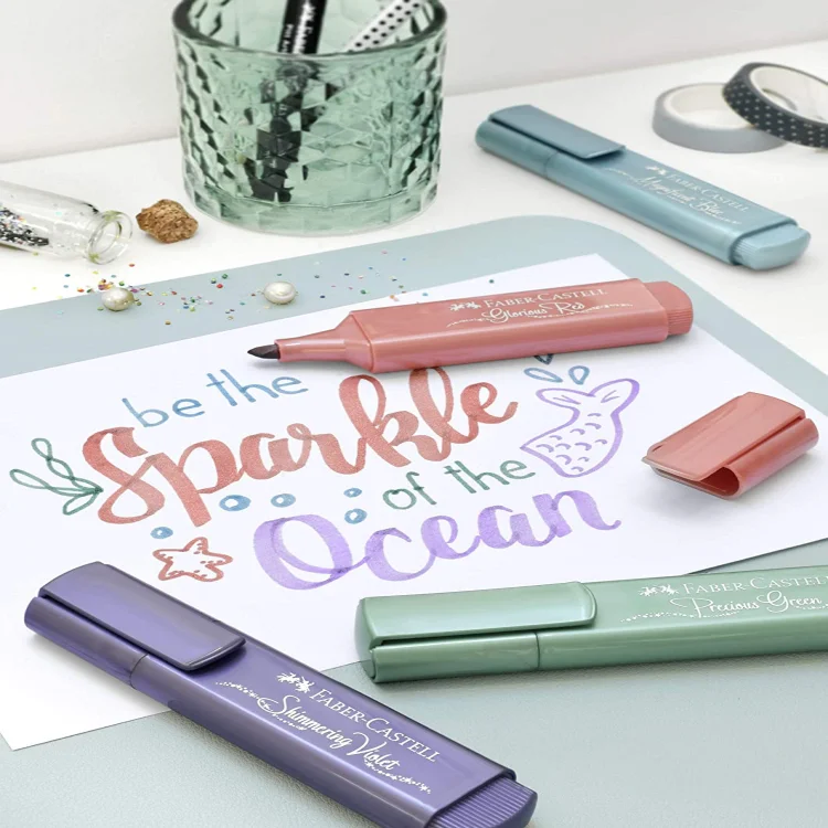 Faber Castell Fosforlu Kalem 46 Metalik 8li 5030154689000