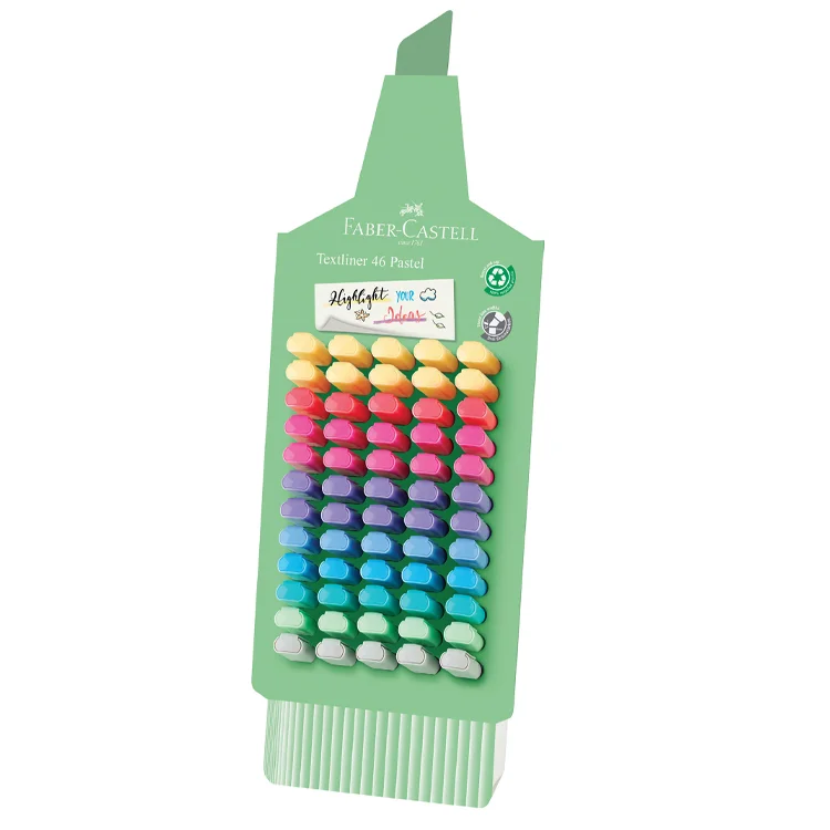 Faber Castell Fosforlu Kalem Pastel 46 60lı Stand 5030254633000