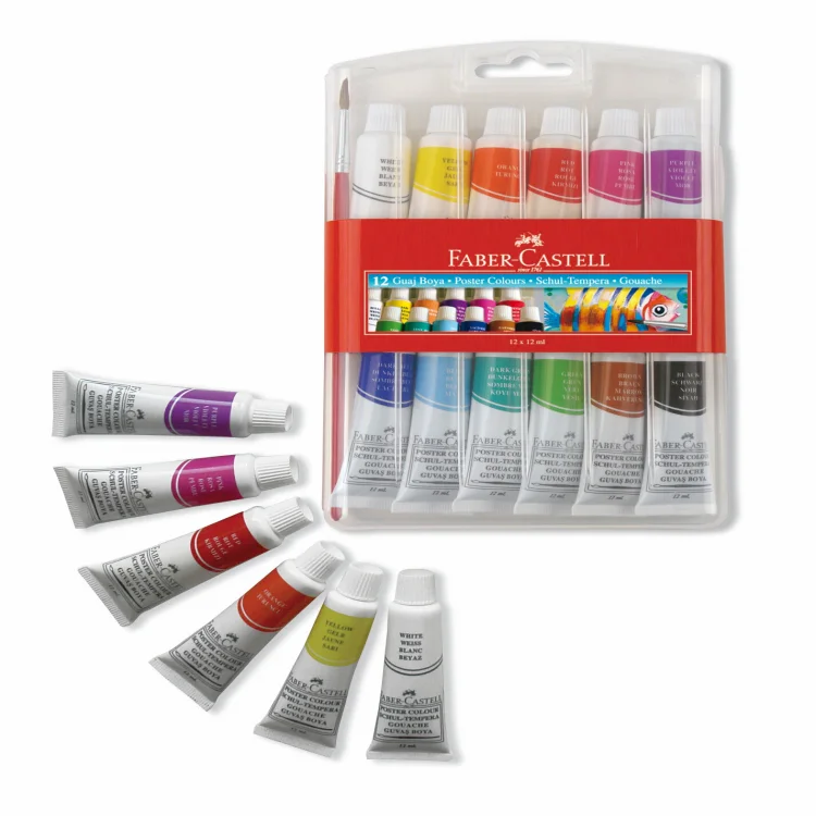 Faber Castell Guaj Boya Tüp 12li 5170121011000