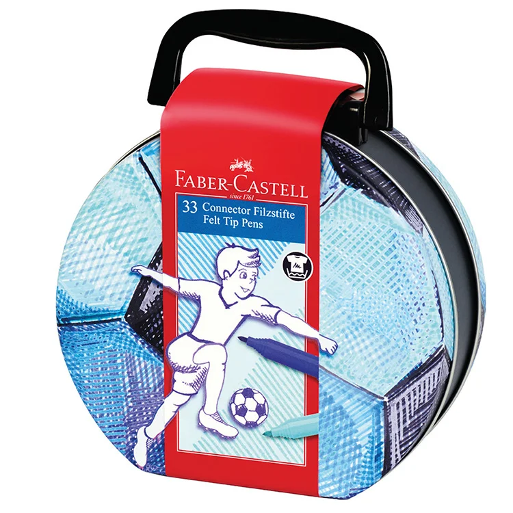 Faber Castell Keçeli Kalem Eğlenceli Futbol Topu 33lü 5061155538000