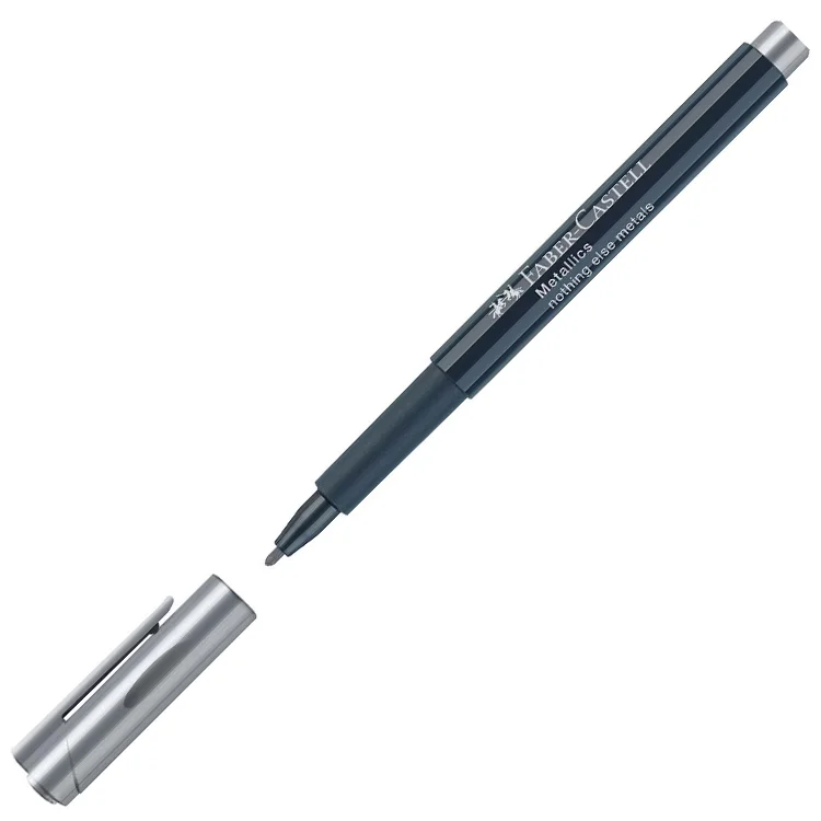 Faber Castell Markör Kalem Metalik Gümüş 5010160751000