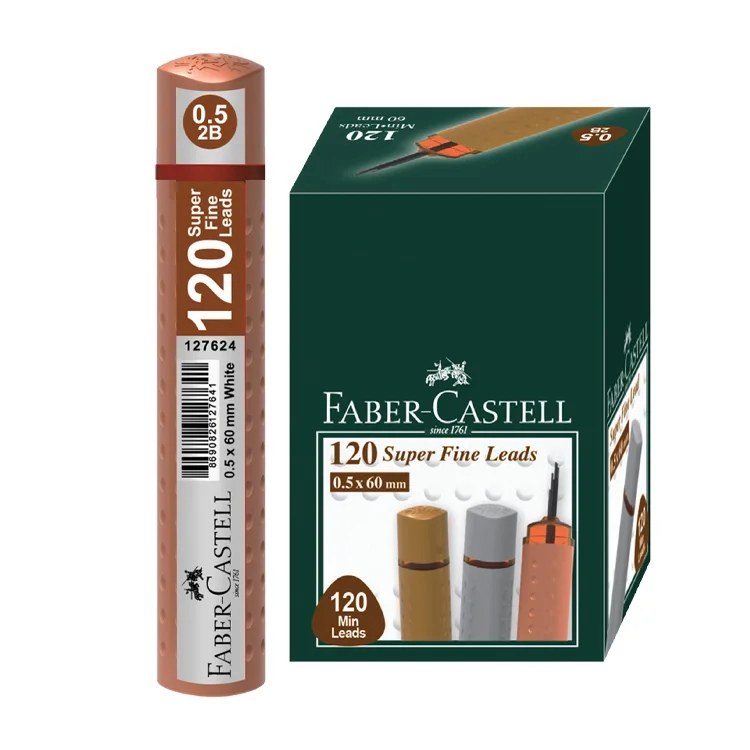 Faber Castell Min Uç Grip 0.5 Mm 2b 60 Mm 120li Rose Gold Tüp 5090127682000