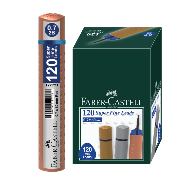 Faber Castell Min Uç Grip 0.7 Mm 2b 60 Mm 120li Rose Gold Tüp 5090127735000