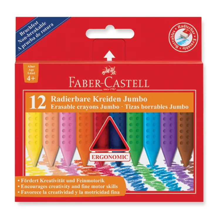 Faber Castell Mum Boya Grip Jumbo 12 Renk-5281122540000