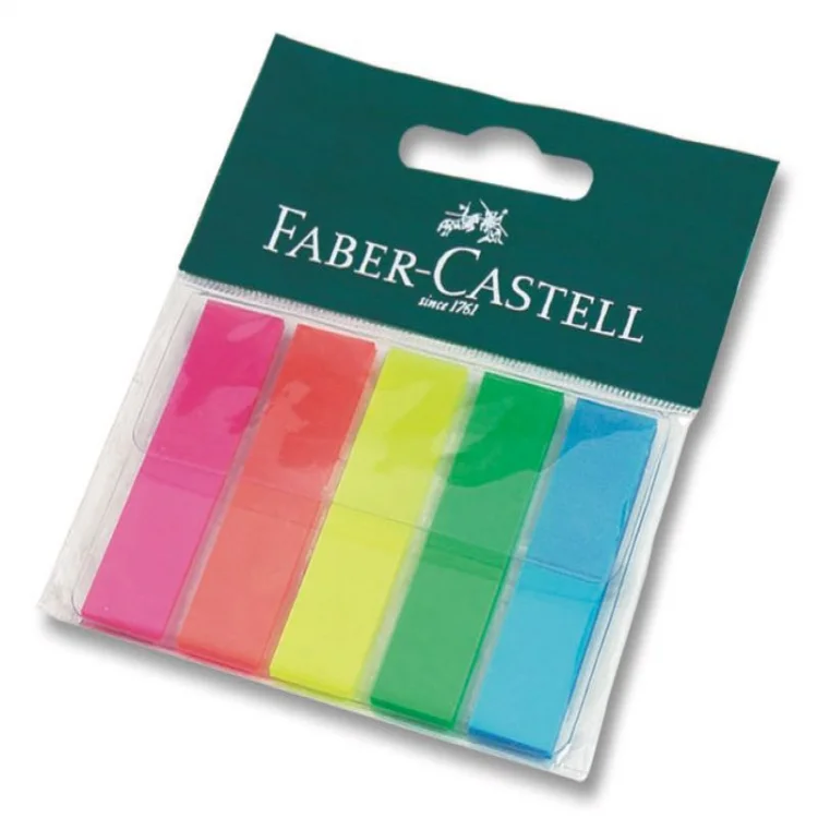 Faber Castell Page Markör (film İndex) Ayraç 12*44 Mm 5*25 Say. 5089268109