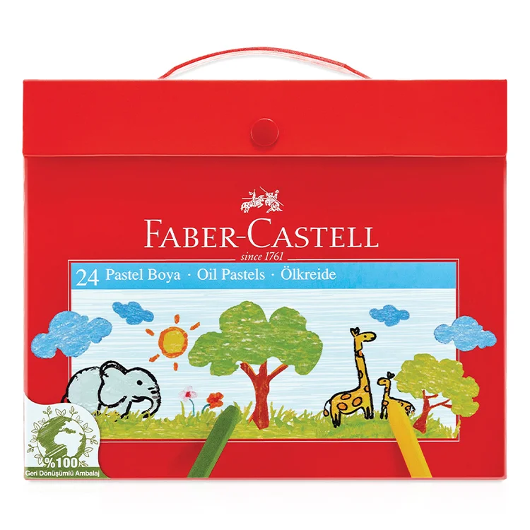 Faber Castell Pastel Boya Karton Çantalı 24lü 5282000002000