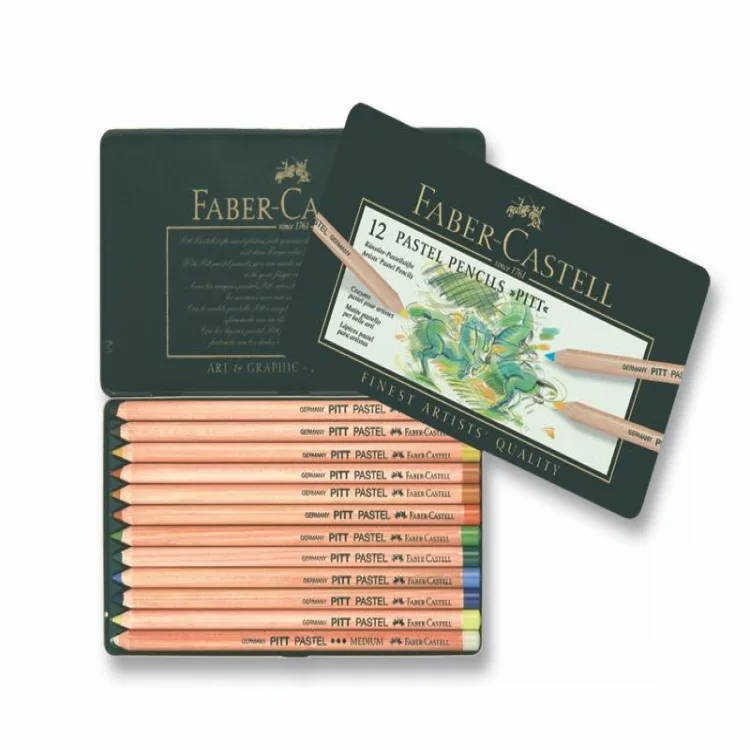 Faber Castell Pitt Pastel Boya Kalemi 12 Renk 5190112112000