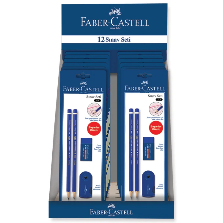 Faber Castell Sınav Seti 8003 Standı (12li)   5168010000000
