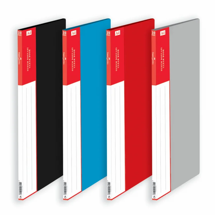 Faber Castell Sunum Dosyası 10lu Siyah 101000