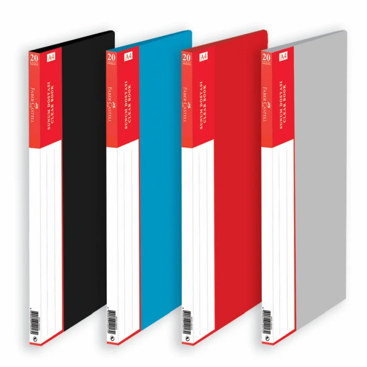 Faber Castell Sunum Dosyası 20li Siyah 101000