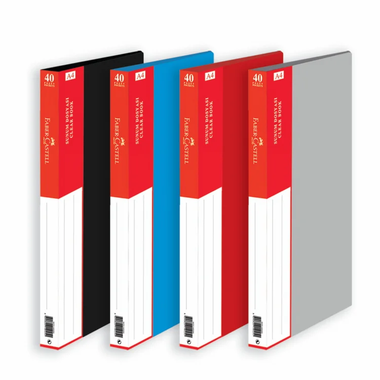 Faber Castell Sunum Dosyası 40lı Siyah 101000