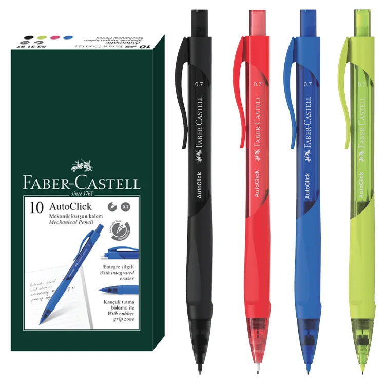 Faber Castell Versatil Kalem Autoclick 0.7 Mm Renkli Gövde Klasik 5084533197000
