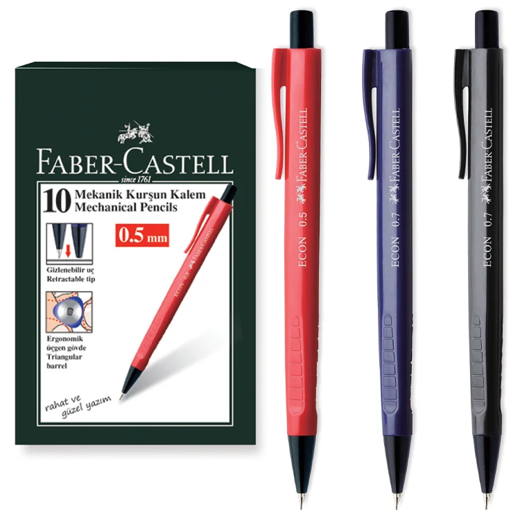 Faber Castell Versatil Kalem Econ 0.5 Mm Koyu Renkler 5081135010000