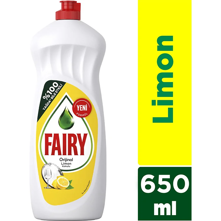 Fairy Bulaşık Deterjanı Limon 650ml 798854 *20