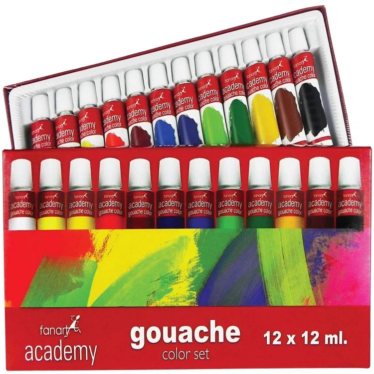 Fanart Akademy Guaj Boya Seti 12*12ml 3500.s12