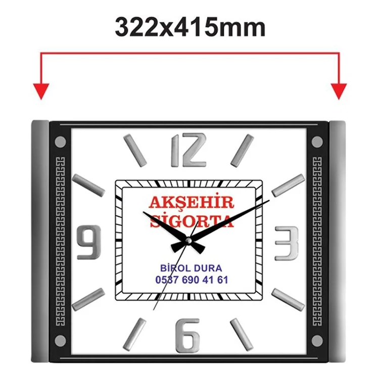 Galaxy Duvar Saati 711-g-1 Premium Kabartma Rakam