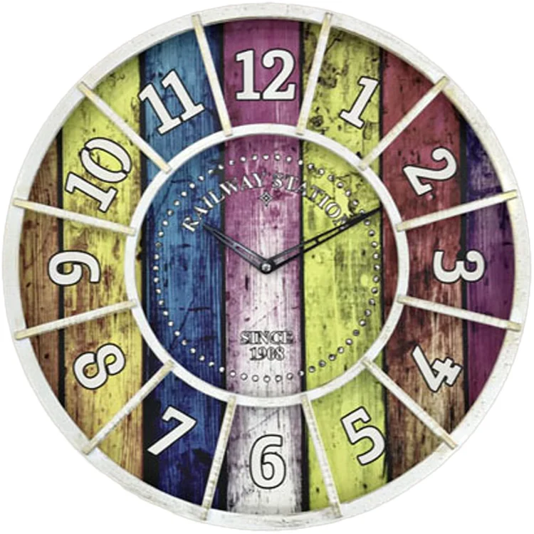 Galaxy Duvar Saati 742-2 Plastik Çerçeve Beyaz Mdf