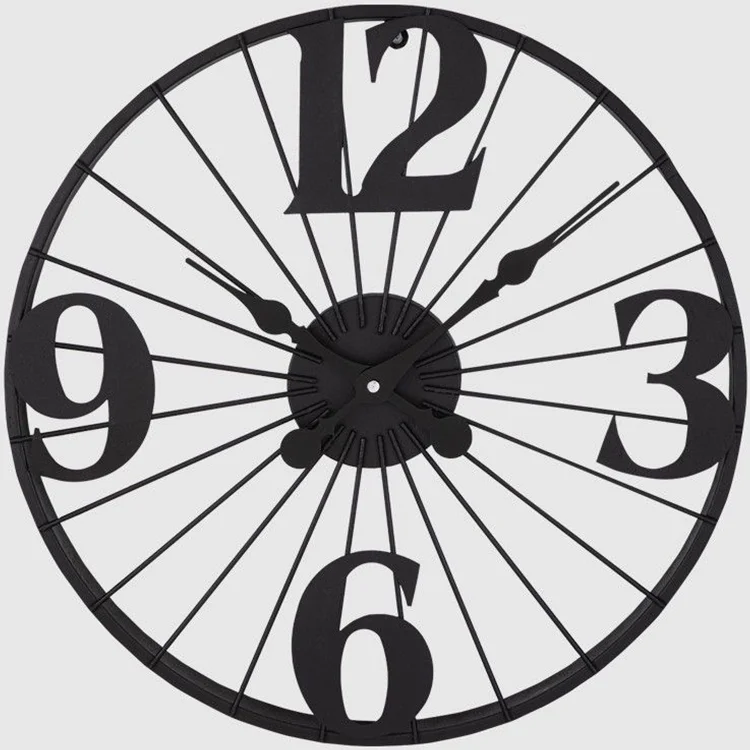 Galaxy Duvar Saati Dm-60-k Siyah Metal