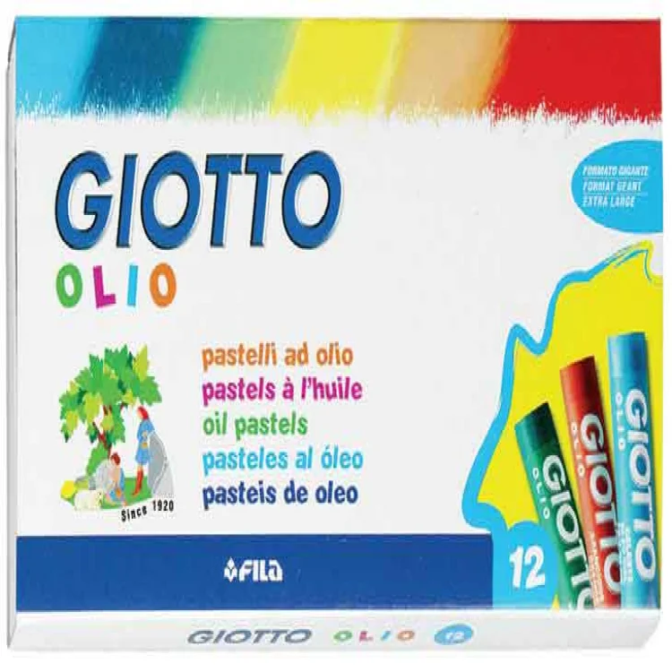 Giotto 293000 Olio Yağlı Pastel Boya 12li Kt.