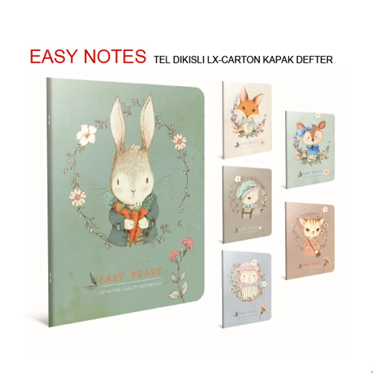 Gıpta A4 Easy Notes Dikişli Karton.kpk.defter 60 Yp.çizgili 3-4749000-2011