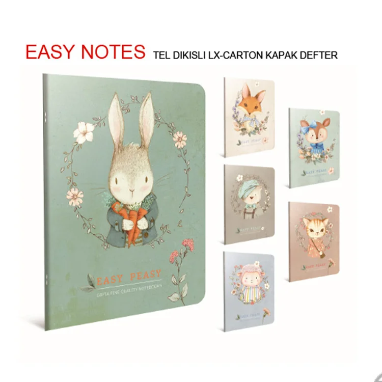Gıpta A4 Easy Notes Dikişli Karton.kpk.defter 60 Yp.kareli  3-4765000-2011