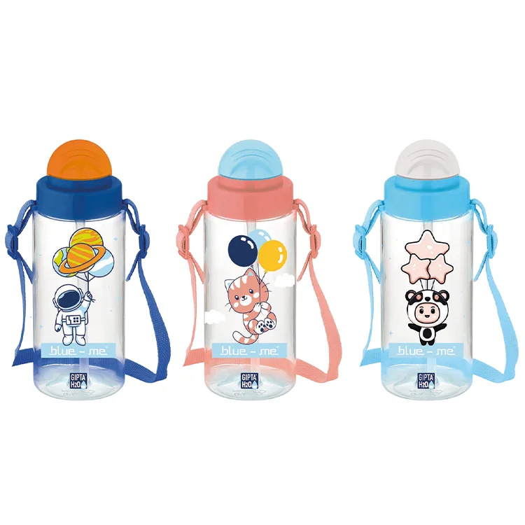 Gıpta Blue-me Tritan Desenli Pipetli Matara 500cc 4-k750300-5001