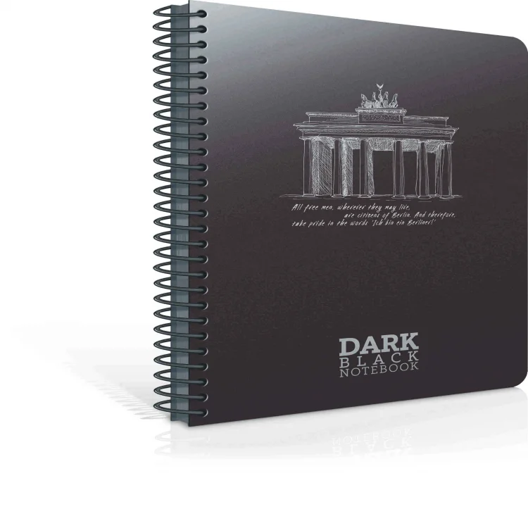Gıpta Dark Plas 12x17 Spiralli Pp Kapak Defter 50 Yaprak Düz 3-2674000-2011