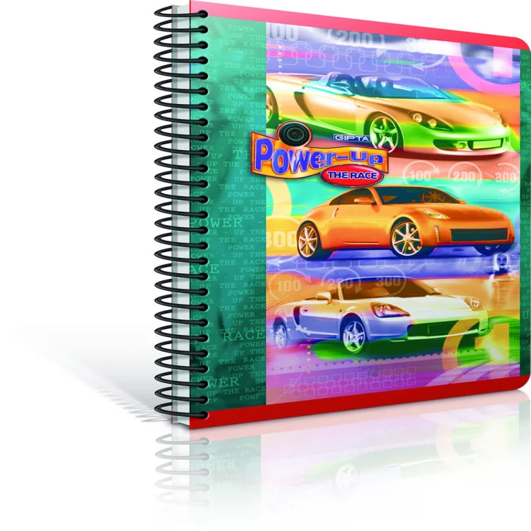 Gıpta Eko A4 Ofset Spiralli Pp Kapak 120 Yaprak Kareli 1321