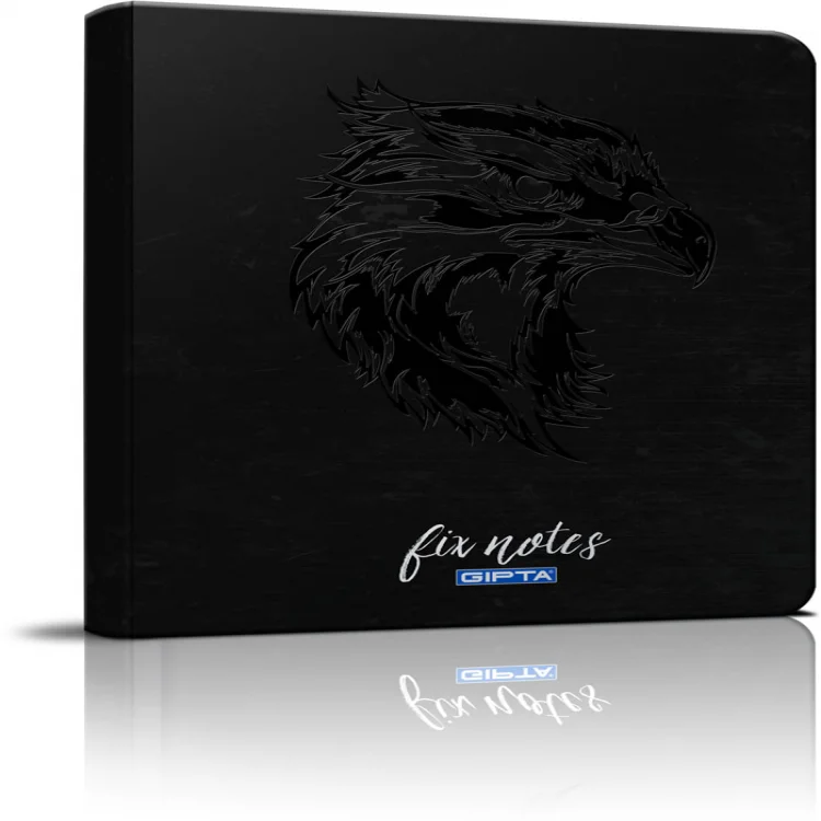 Gıpta Fix Notes 13x21 Sert Kapak Defter 120 Yaprak Çizgili 2808