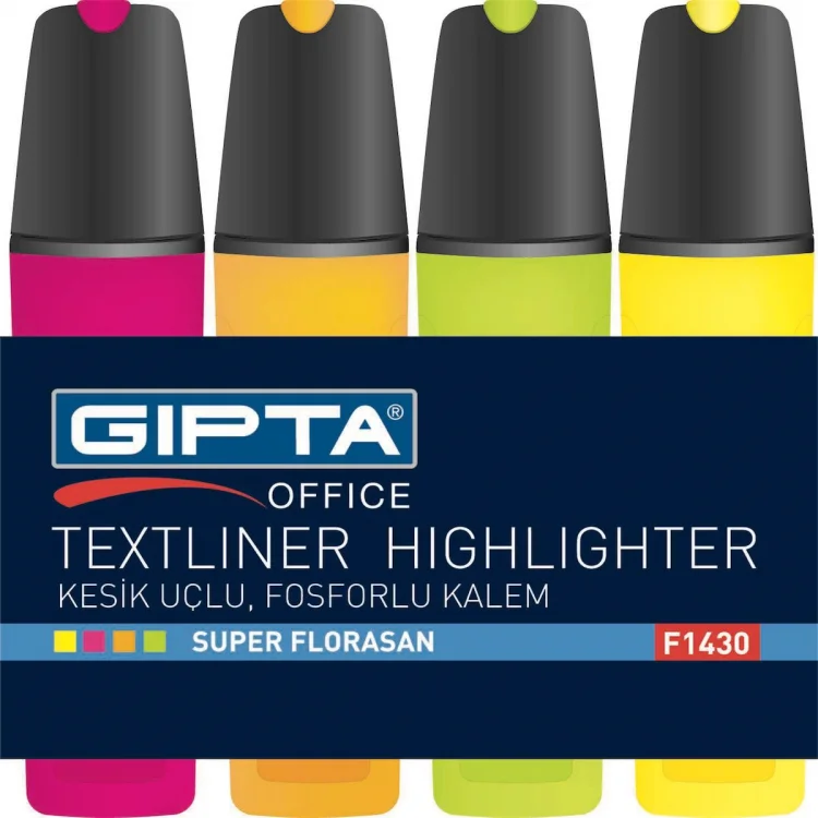 Gıpta Fosforlu Markör 5mm Kesic Uc 4lü Set 4-f143000-5001