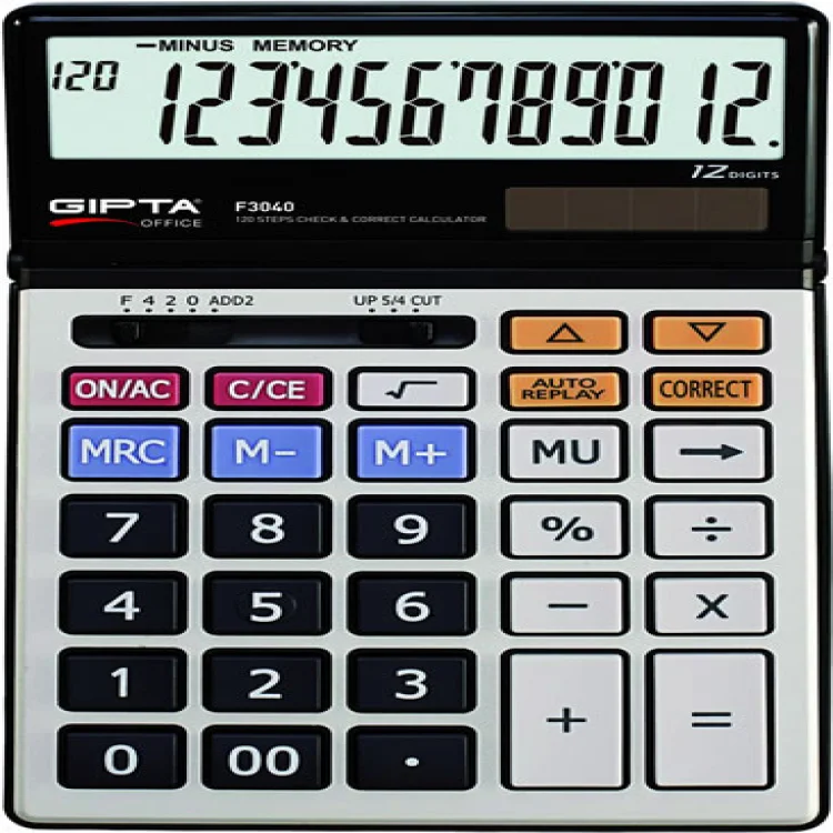 Gıpta Hesap Makinesi 12 Hane  F3040