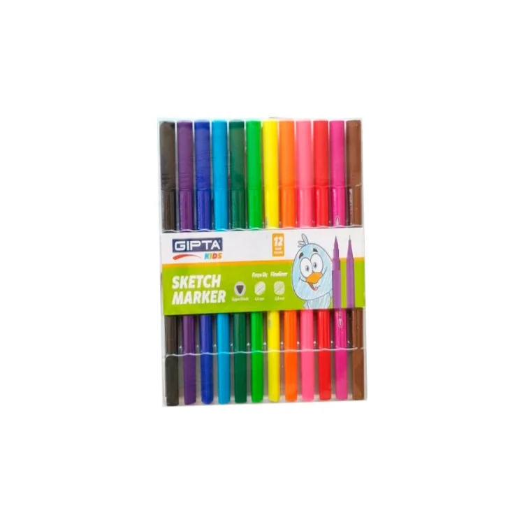 Gıpta Sketch Marker Fırça Uç+fineliner 12rnk K4251