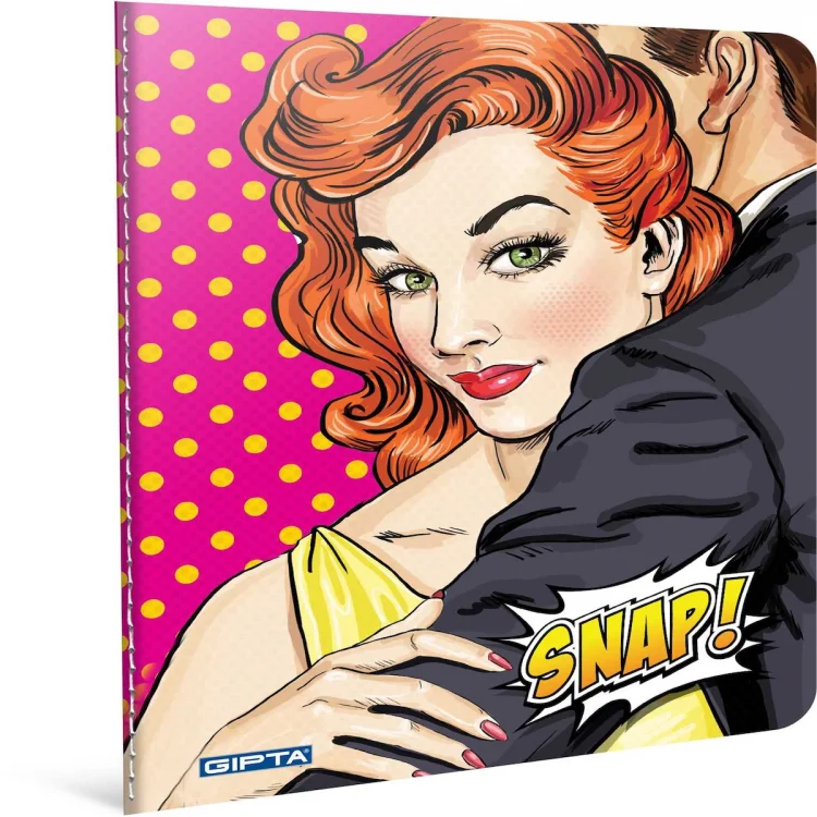 Gıpta Snap A4 Dikişli Karton Kapak Defter 60 Yaprak Kareli 2703