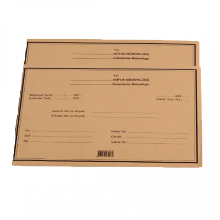 Gülpaş Evlenme Dosyası Takım Şamua Zarf 027