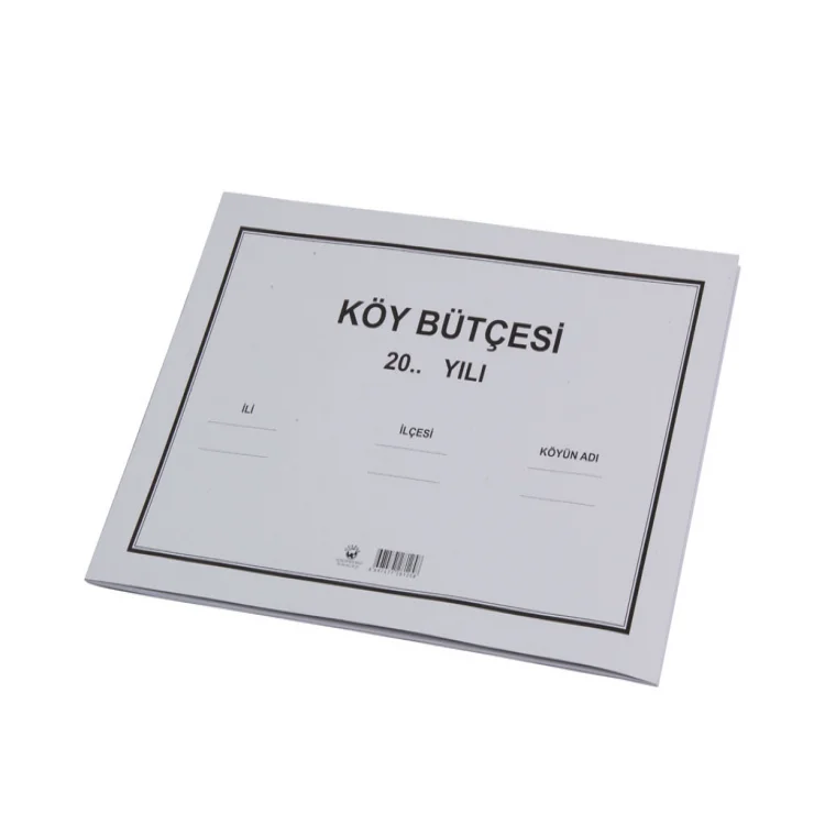 Gülpaş Köy Bütçesi Karton Kapak 40 Yaprak 125