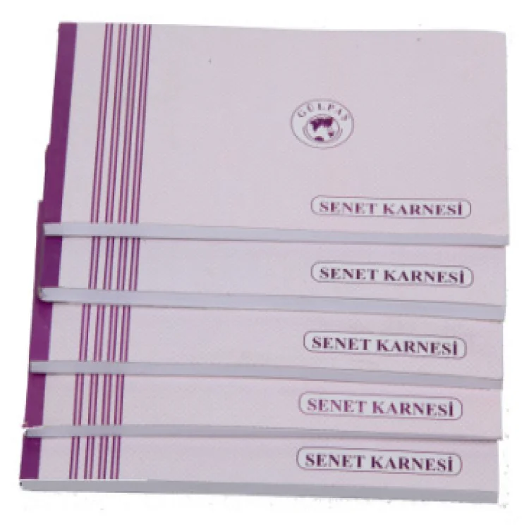 Gülpaş Senet Karnesi Karton Kapaklı 50 Yaprak 148